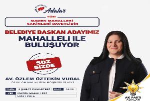 BELEDİYE BAŞKAN ADAYIMIZ MADEN MAHALLE SAKİNLERİ İLE BULUŞUYOR